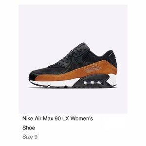 Nike Air Max 90 LX Black Cider, size 9